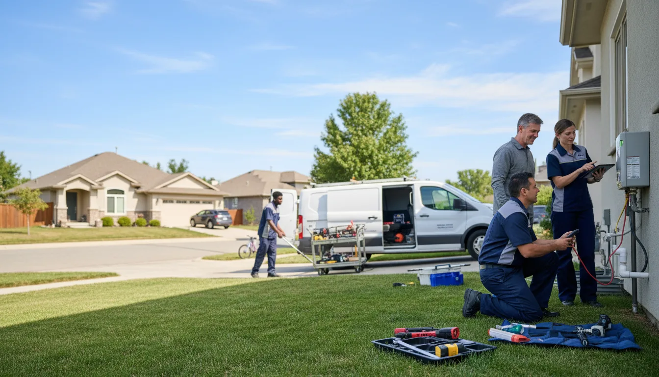 Tankless water heater service in West Pittsburg, PA